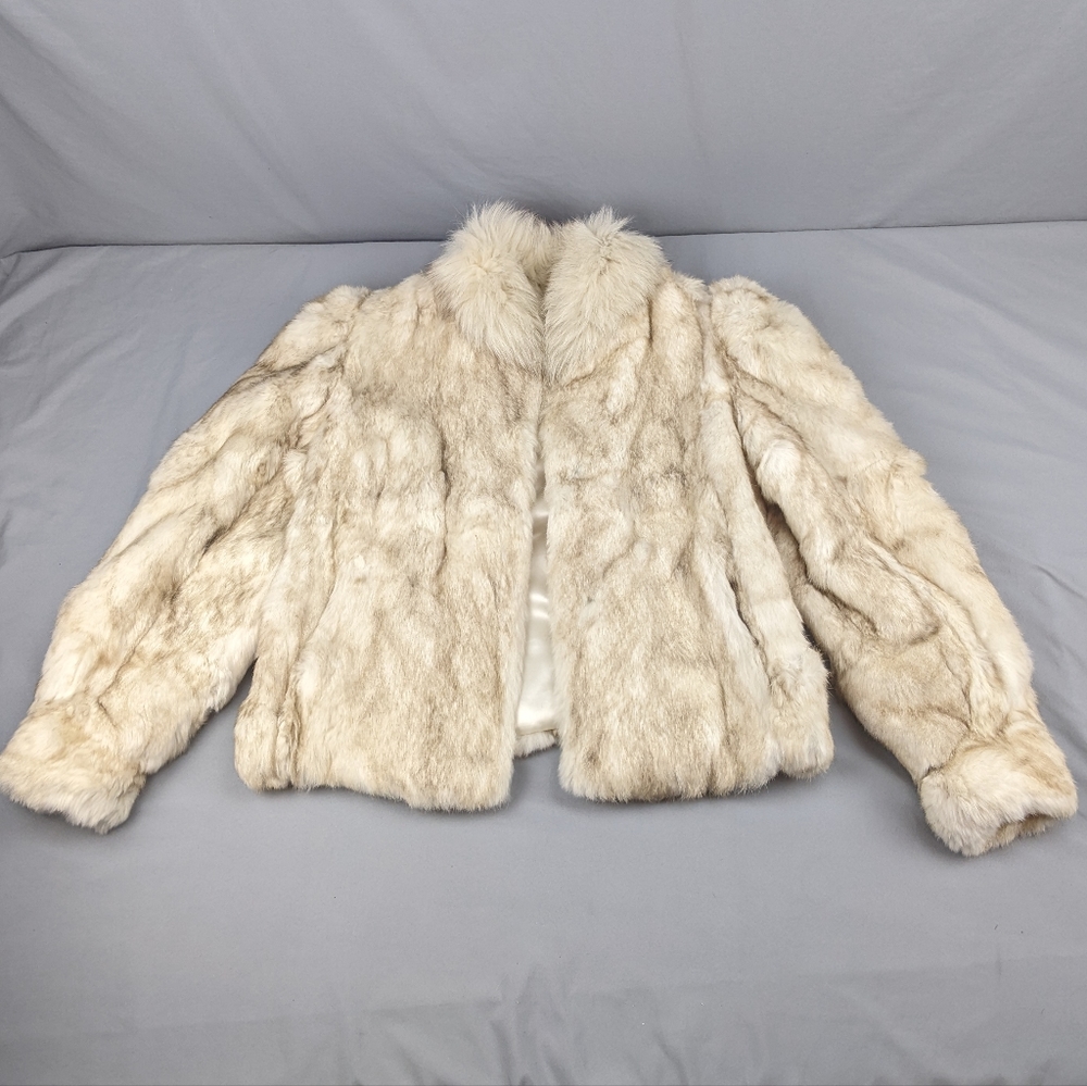 Dyed Rabbit Fur Coat